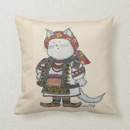Hutsul Cats Ukraine Folk Art Kussen