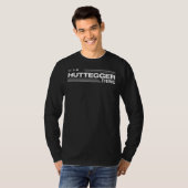 Huttegger ding wat lettertype t-shirt (Voorkant volledig)