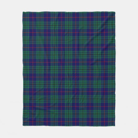 Hutton Plaid Fleece Deken (Voorkant)