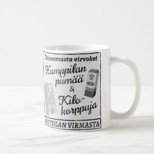 Huttulan piimää - sananmuunnos huumorimuki koffiemok