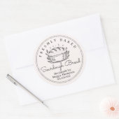 Hutzuurdesem Ronde Sticker (Envelop)