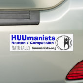 HUUmanisten Bumpersticker (Op auto)