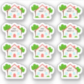 Huur betalen Budget Financiële Tracker Bujo Planne Sticker (Voorkant)