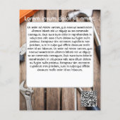 huur een HANDYMAN SPECIALIST man DIY Flyer (Achterkant)