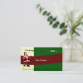 Huur een Santa Visitekaartje (Staand voorkant)