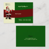 Huur een Santa Visitekaartje (Voorkant / Achterkant)