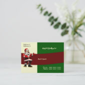 Huur een Santa Visitekaartje (Staand voorkant)