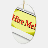 Huur me! keramisch ornament (Links)