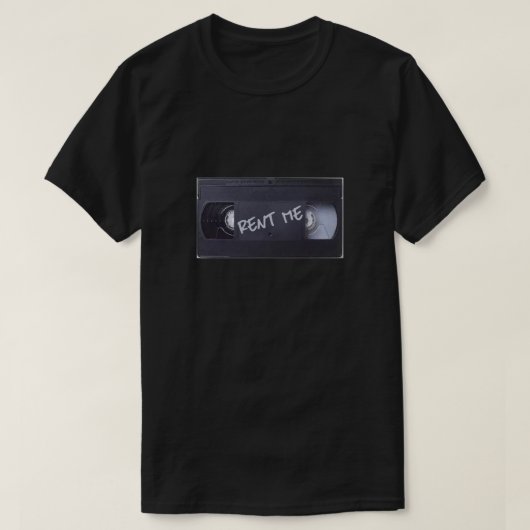 HUUR ME VHS T-SHIRT (Design voorkant)