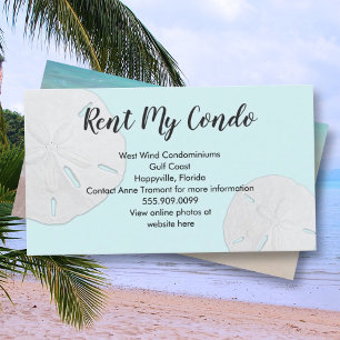 Huur Mijn Condo Sand Dollars Visitekaartje