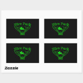 Huur Park BMX Rechthoek Stickers (Vel)