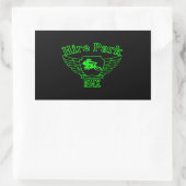 Huur Park BMX Rechthoek Stickers (Tas)