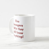 Huur Tiener Koffiemok (Voorkant links)