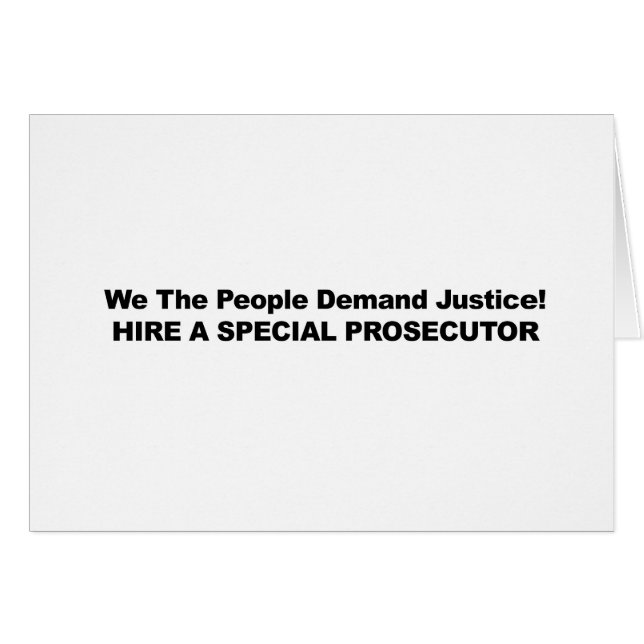 Huur van een speciale officier van justitie (Voorkant Horizontaal)