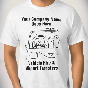 Huur van een voertuig & Taxi Airport Services Taxi T-shirt