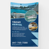 Huur van jachten Aangepast Bewerkbaar Spandoek (Verticaal)