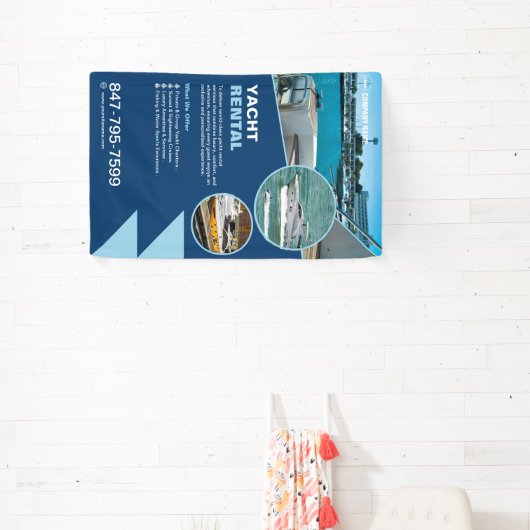 Huur van jachten Aangepast Bewerkbaar Spandoek (Insitu)