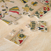 Huur: vierkante borduurplaat waarop Punjabi dan te Legpuzzel (Zijkant)