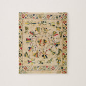 Huur: vierkante borduurplaat waarop Punjabi dan te Legpuzzel (Verticaal)