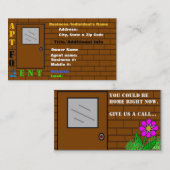 Huur Visitekaartje (Voorkant / Achterkant)