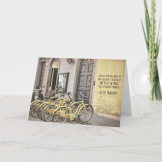 HUUR VOOR RIDING WENSKAART BEDANKKAART