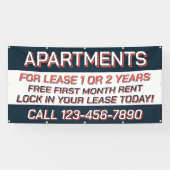 Huurappartementen aanpassen voor verhuur of lease  spandoek (Horizontaal)
