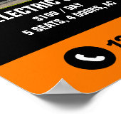 Huurauto Premium Professional Modern Poster (Hoek)