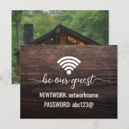 Huurcabines Rustieke Wifi Kaarten