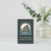 huurhuis visitekaartje (Staand voorkant)