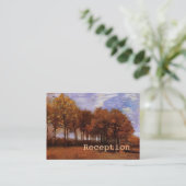 Huurkaarten voor valbruiloften. informatiekaartje (Staand voorkant)