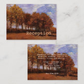 Huurkaarten voor valbruiloften. informatiekaartje (Voorkant / Achterkant)