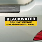 huurlingen voor water bumpersticker (Op auto)