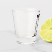 Huursteenkolommen Shot Glas (Links)