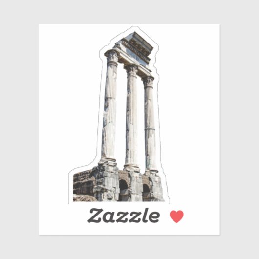 Huursteenkolommen Sticker (Vel)