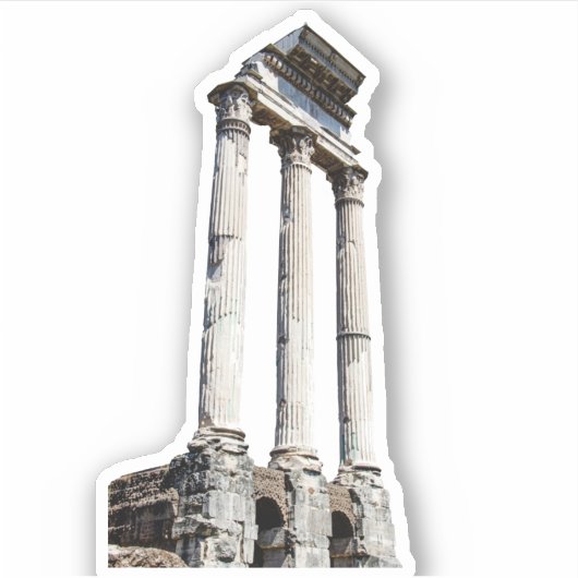 Huursteenkolommen Sticker (Voorkant)