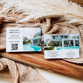 Huurwoning aan het strand Promotie Postkaart Kaart