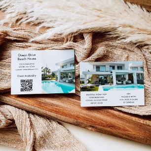 Huurwoning aan het strand Promotie Postkaart Kaart