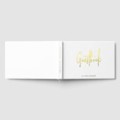 Huurwoning Modern Script Minimalistisch Gastenboek (Volledig)