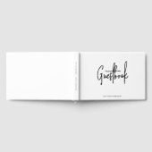 Huurwoning Modern Script Minimalistisch Gastenboek (Volledig)