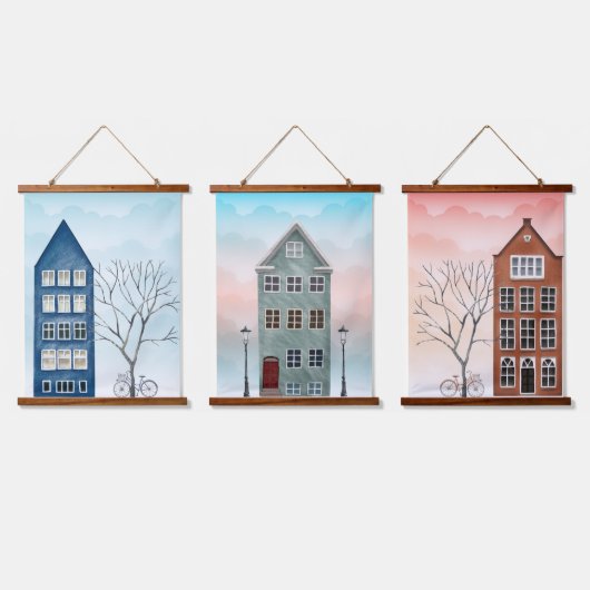 Huurwoningen Hangend Wandkleed (Driedubbel)