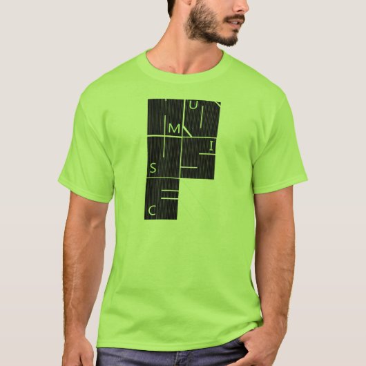 HUUSE MUSIC T-SHIRT (Voorkant)