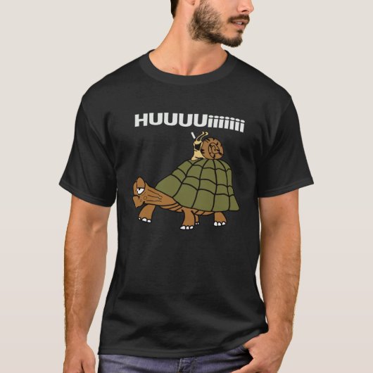 Huuuuuiiii combination turtle snail t-shirt (Voorkant)