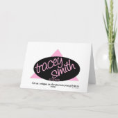 Huw me de Kaart van de Nota van de Studio's van (Achterkant)