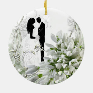 huwelijk 2 keramisch ornament