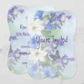 Huwelijk 30ste verjaardag Asters tuin bloem Kaart (Voorkant / Achterkant)