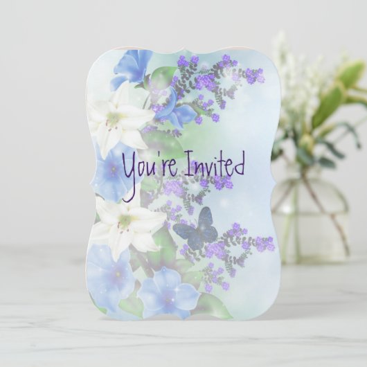 Huwelijk 30ste verjaardag Asters tuin bloem Kaart (Staand voorkant)