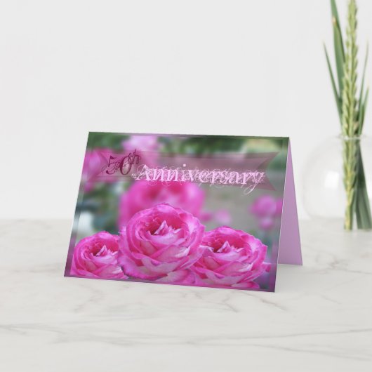 Huwelijk 50 jaar trouwkaart kaart (Voorkant)