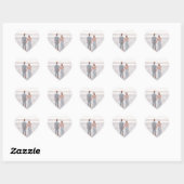 Huwelijk aangepaste foto liefde romance Sticker (Vel)