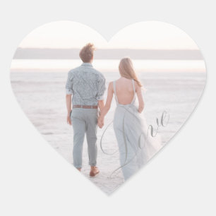 Huwelijk aangepaste foto liefde romantiek Sticker