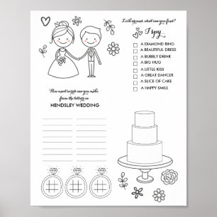 Huwelijk Aangepaste Woordspellen Download Poster